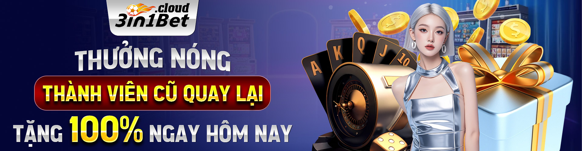 3IN1BET - 3IN1BET.COM Trang Chủ Đăng Ký Chính Thức Không Chặn 2026 10 Thưởng nóng thành viên cũ quay lại tặng 100% ngay hôm nay (1)
